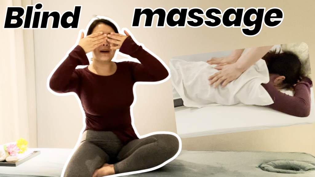 Our first blind massage in China